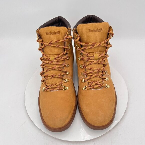 Timberland Groveton Alpine Men Size 13 6918B Brown Wheat Nubuck Leather Boot - Picture 3 of 14